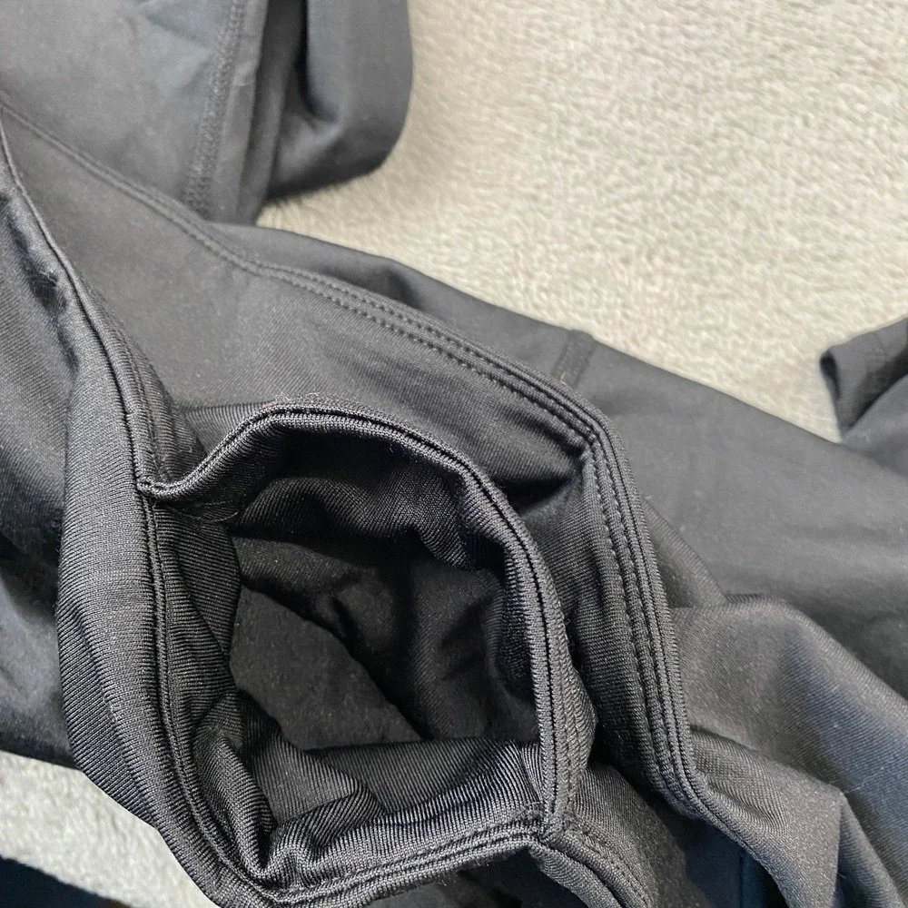 Cuddl Duds Leggings Womens XL Black ClimateCore Active Side Pockets Stretch‎ Gym
